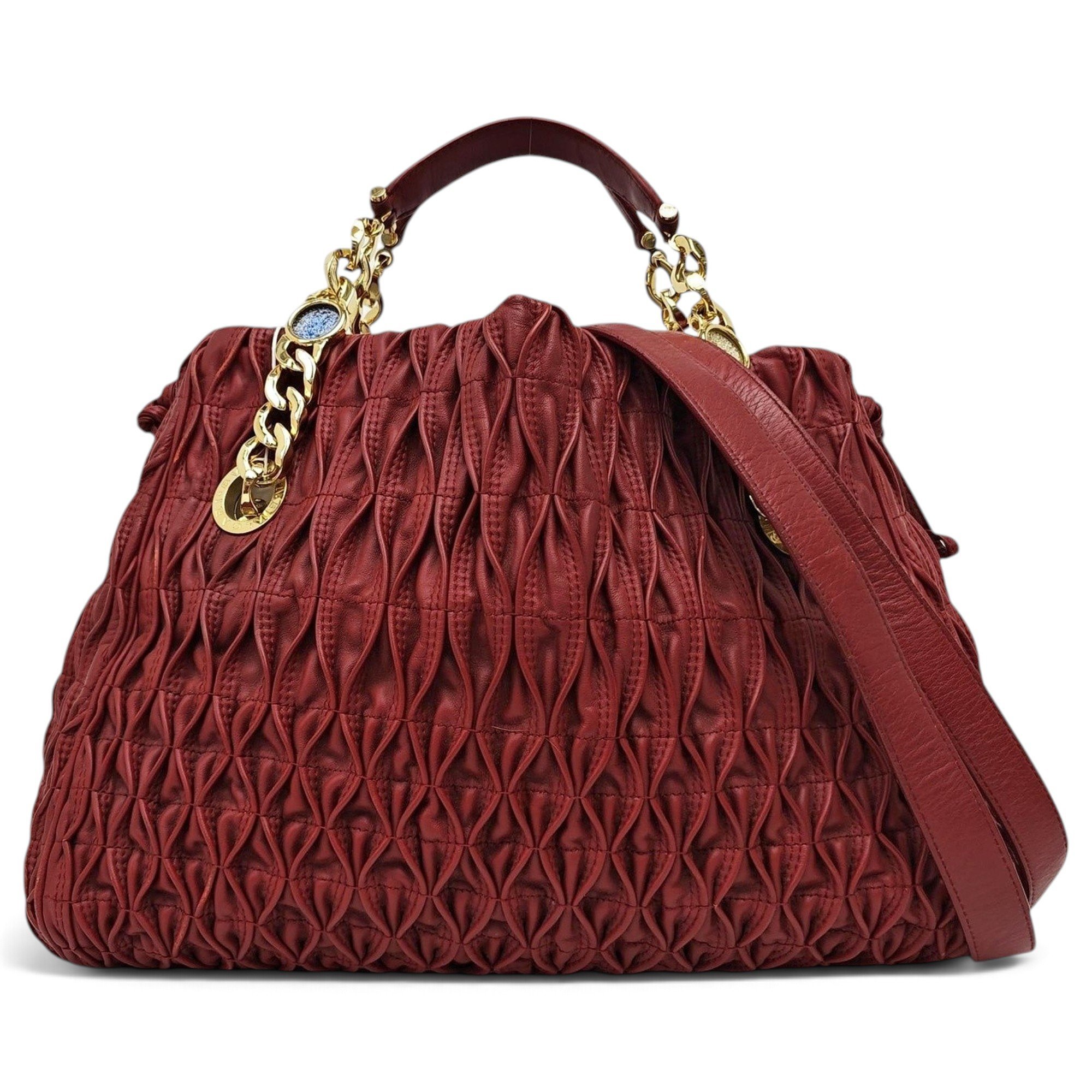 Leather handbag