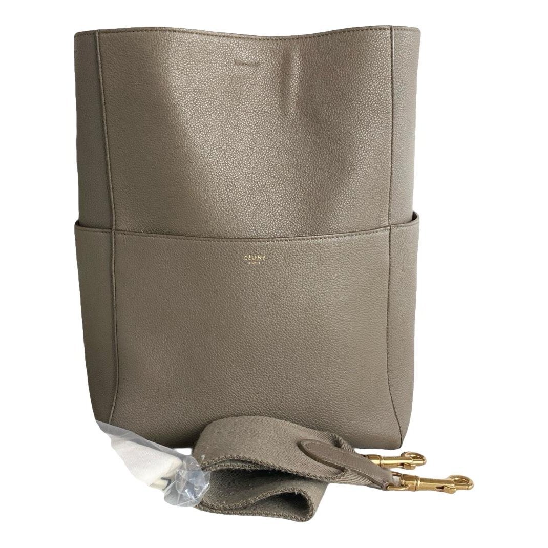 Seau Sangle leather tote