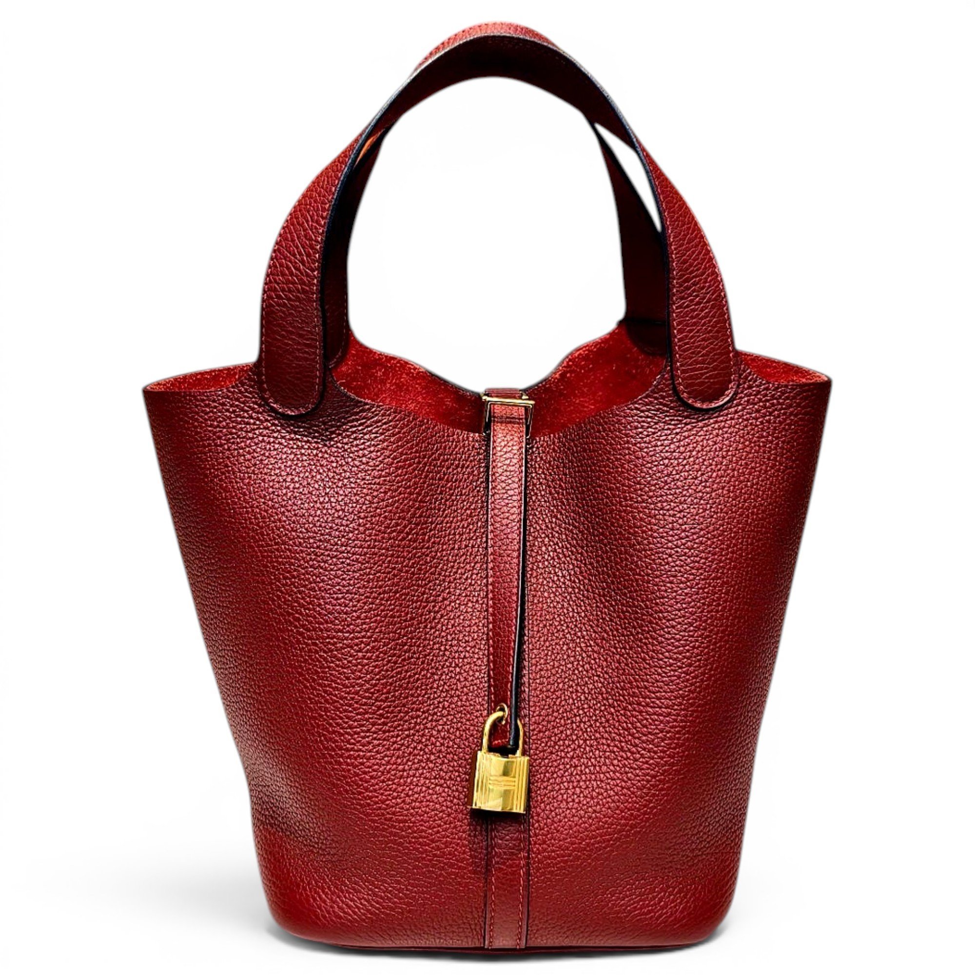 Picotin leather handbag