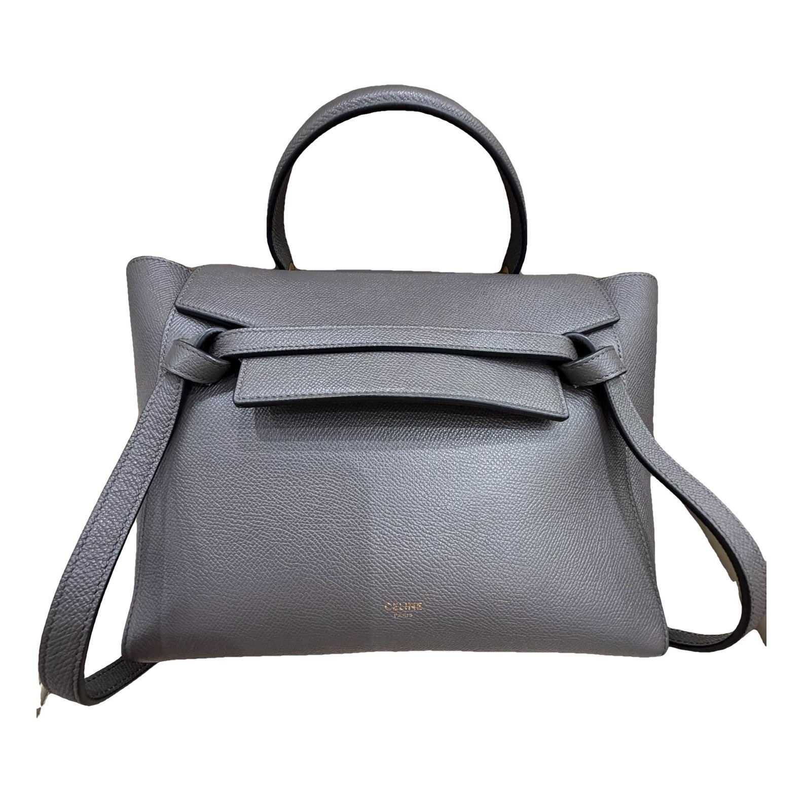 Belt leather handbag