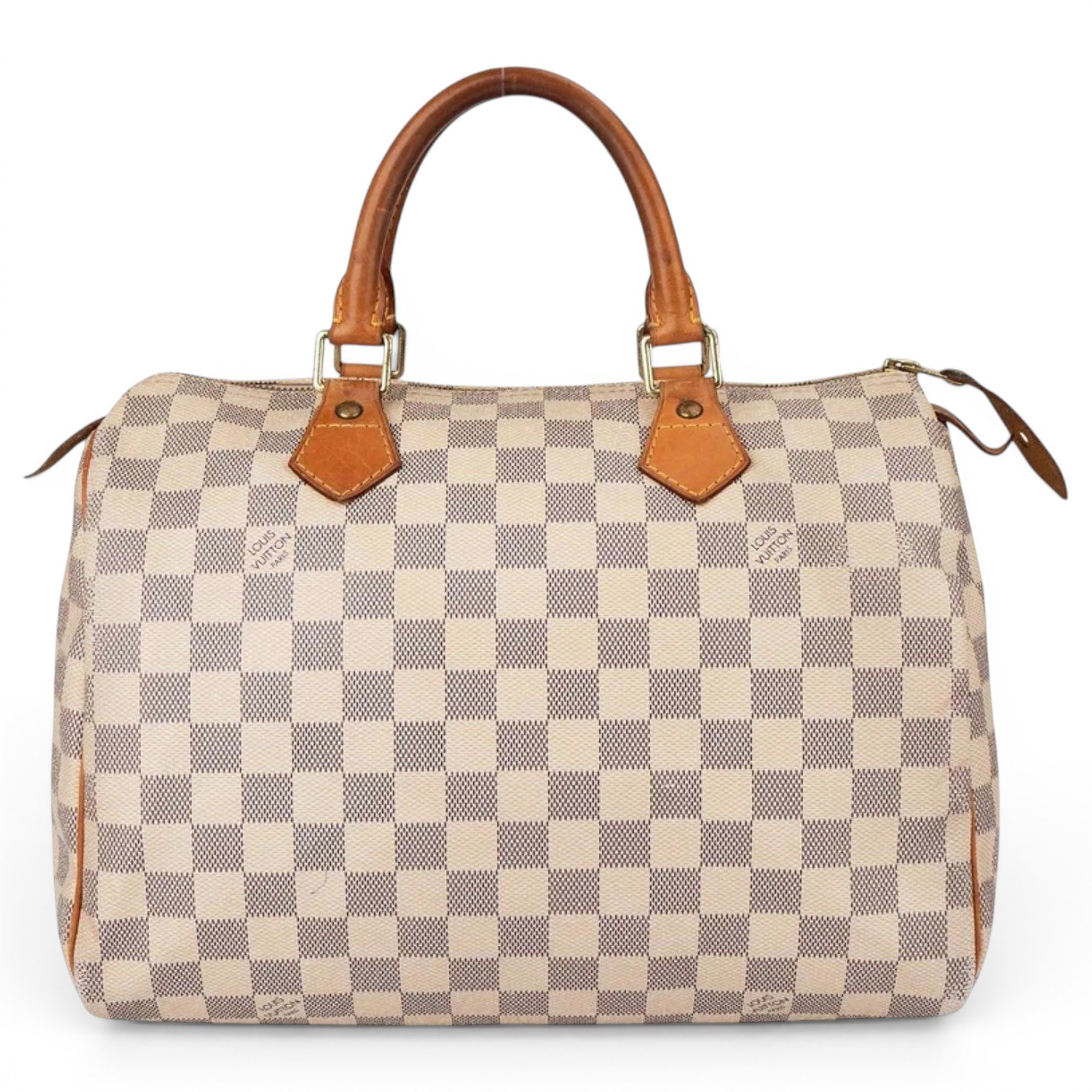 Speedy leather handbag
