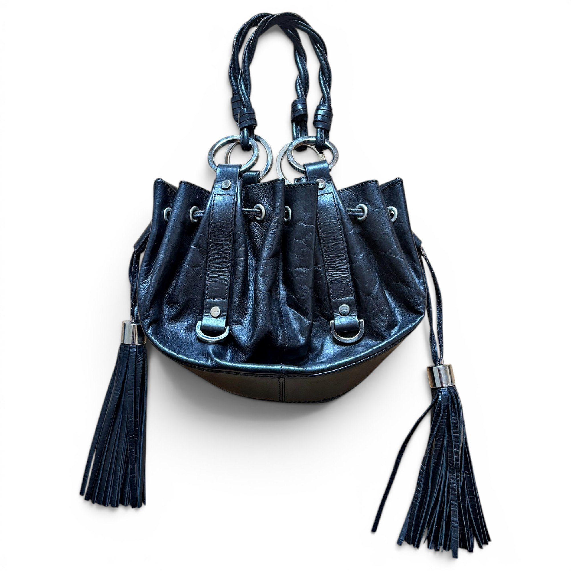 Leather handbag
