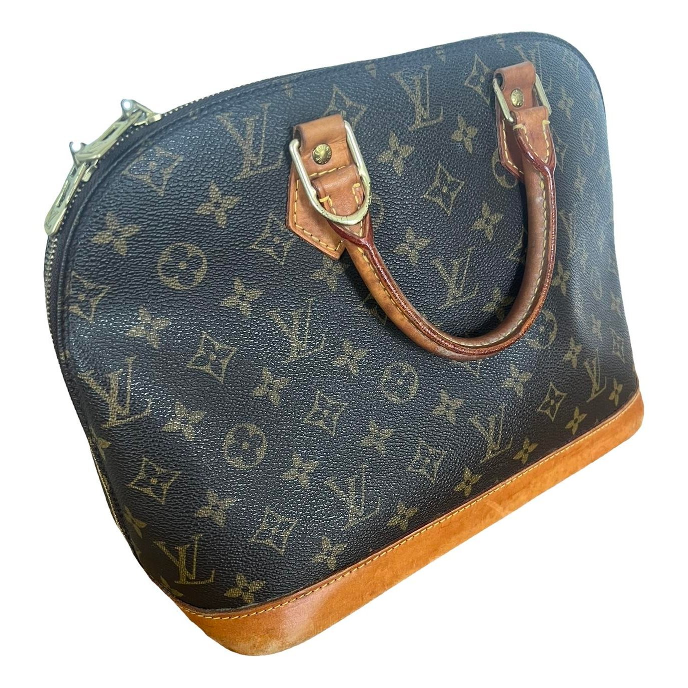 Alma leather handbag