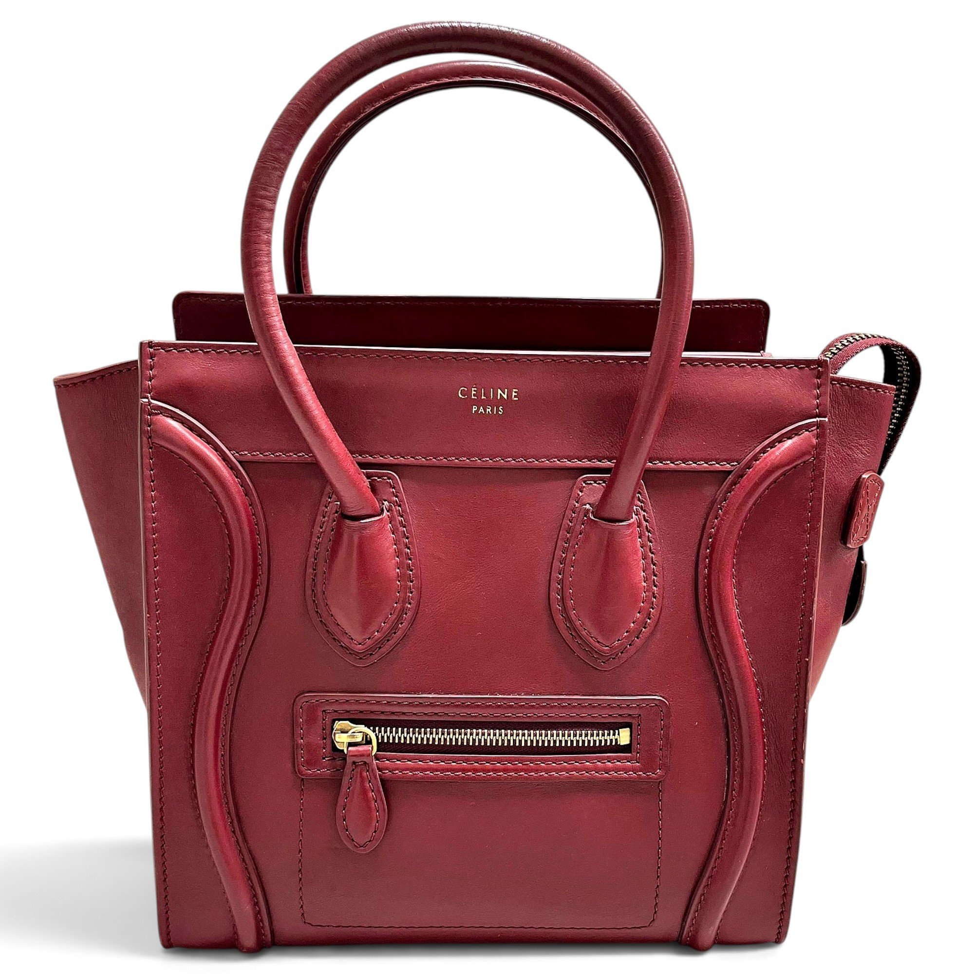 Luggage leather handbag