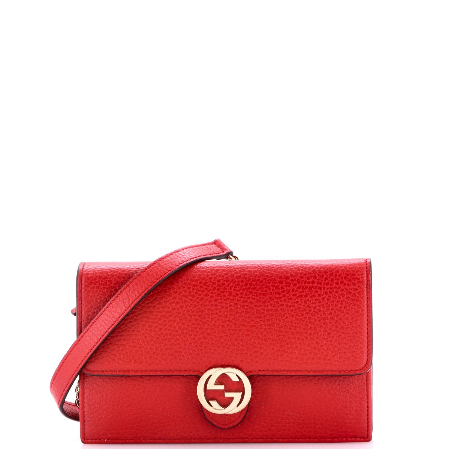 Interlocking Wallet on Chain Leather
