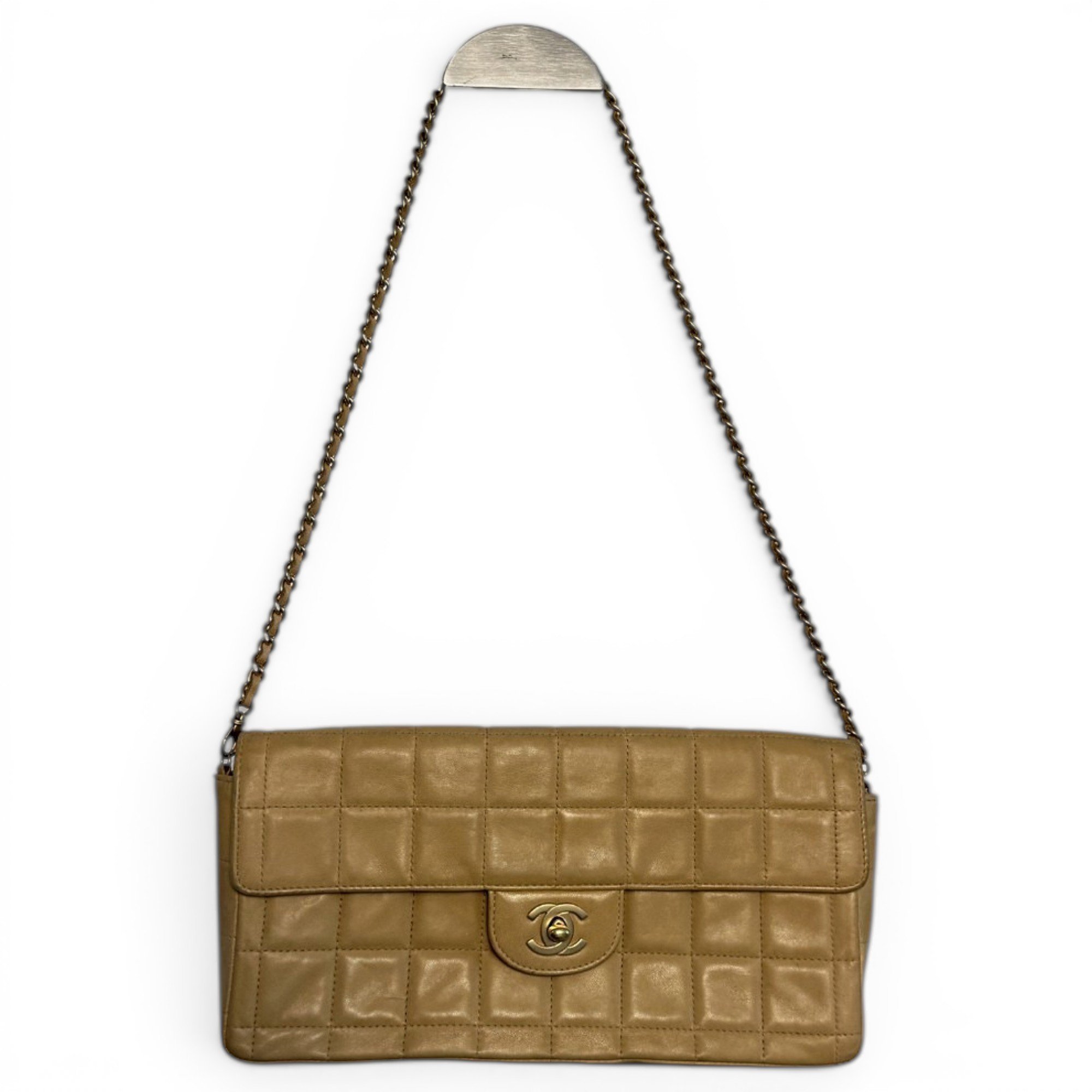 East West Chocolate Bar leather handbag