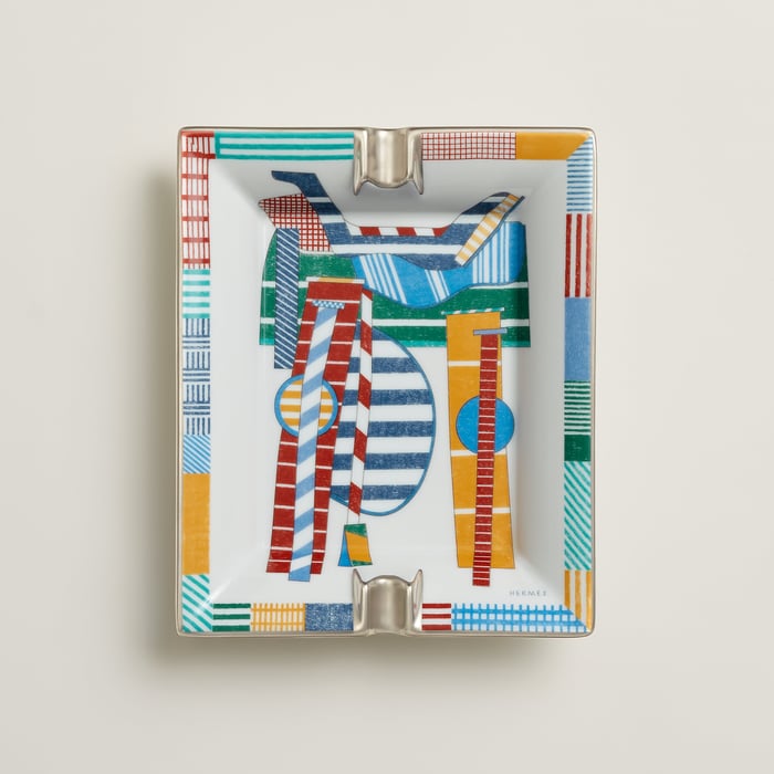 Casaque Patchwork Saddle Ashtray