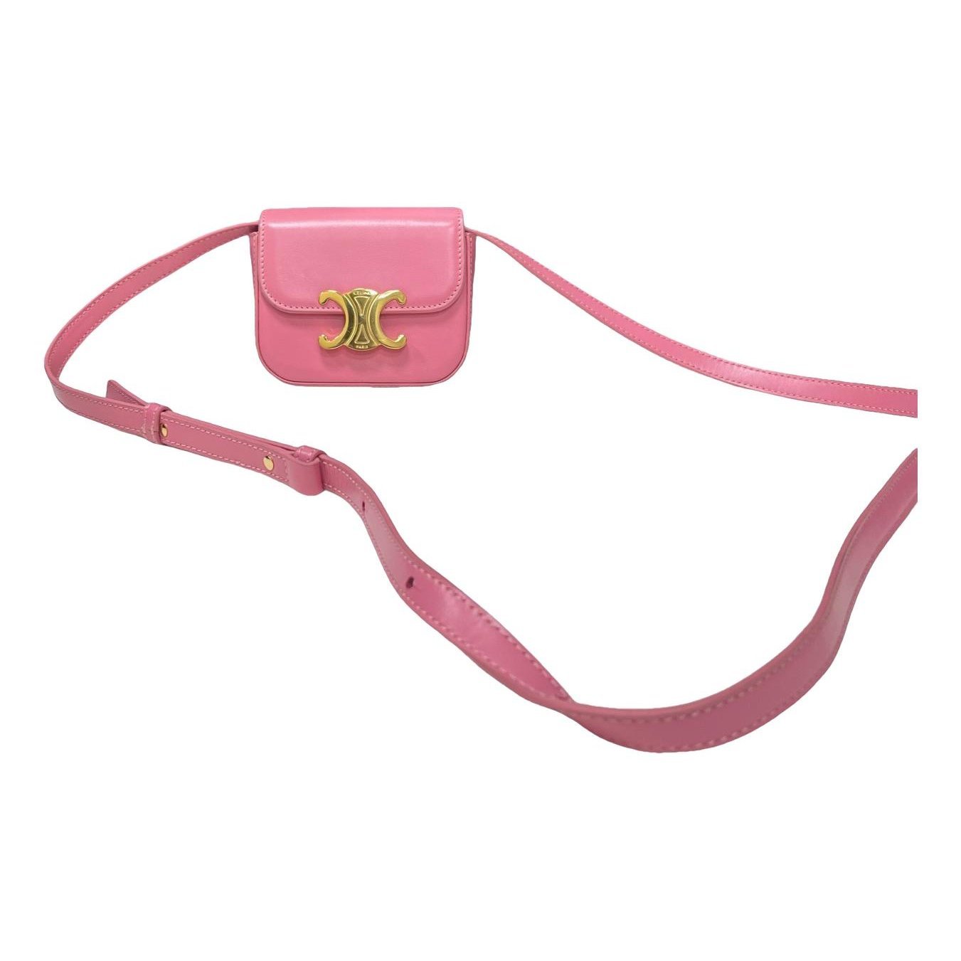 Triomphe leather handbag