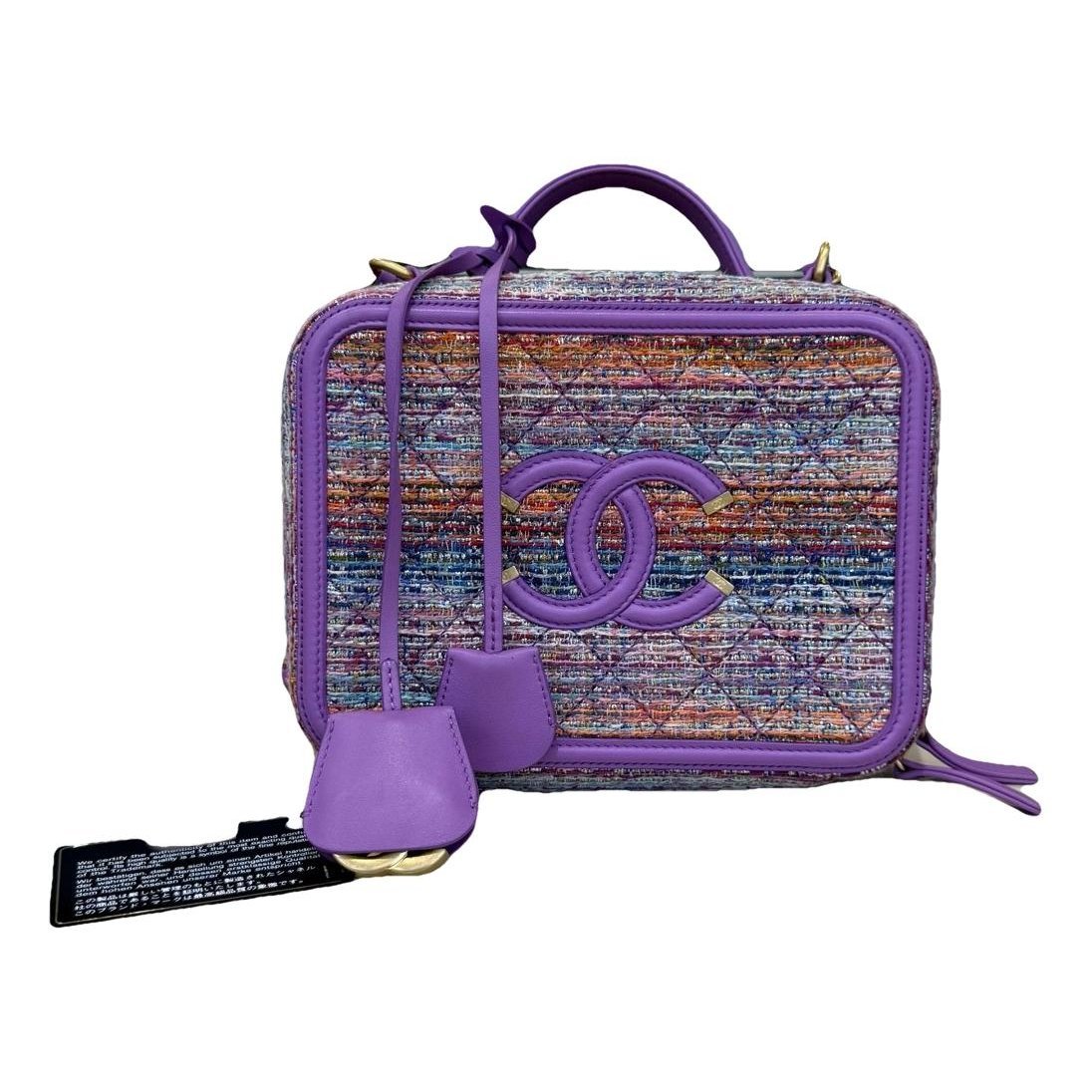 Vanity tweed handbag