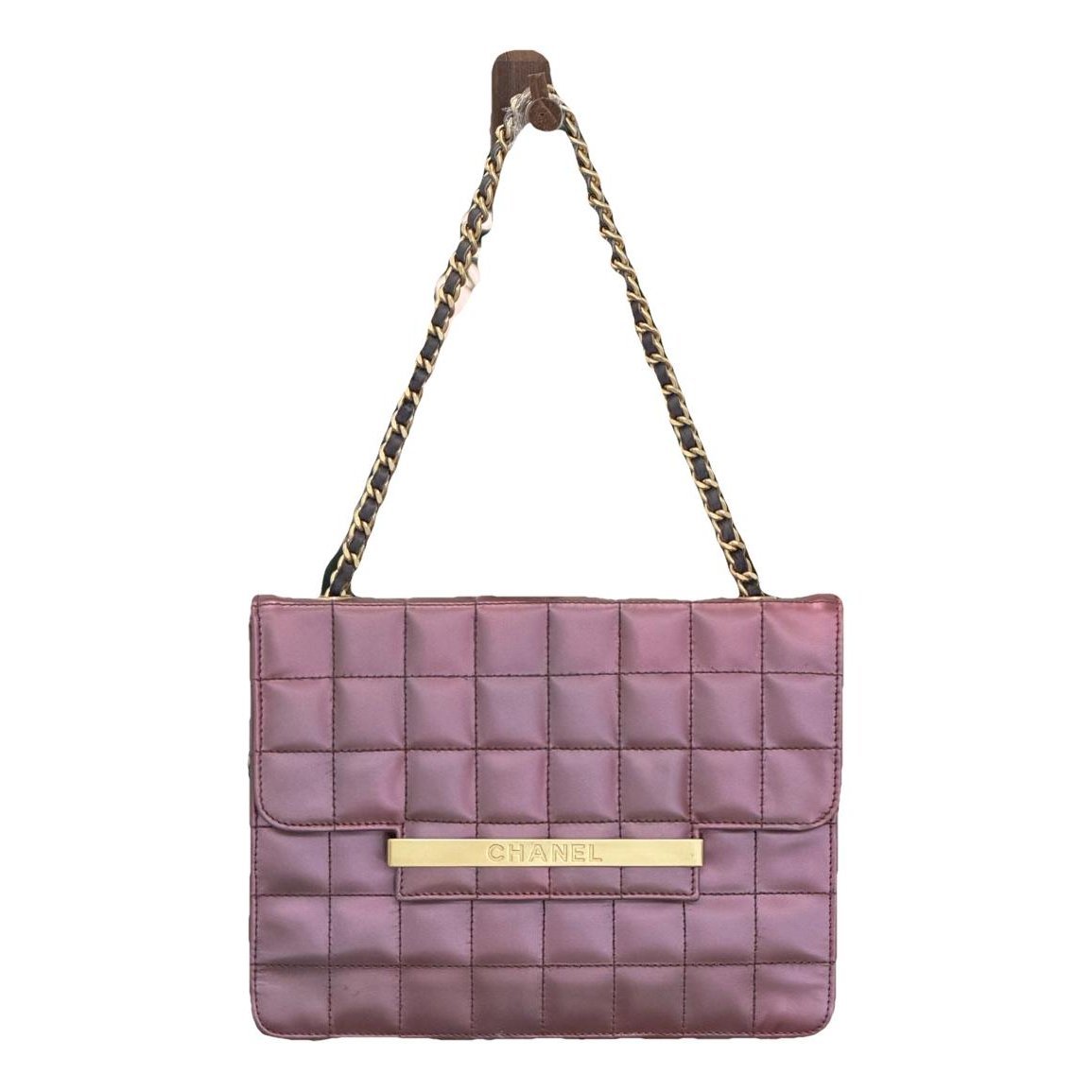 Wallet On Chain Double C leather crossbody bag