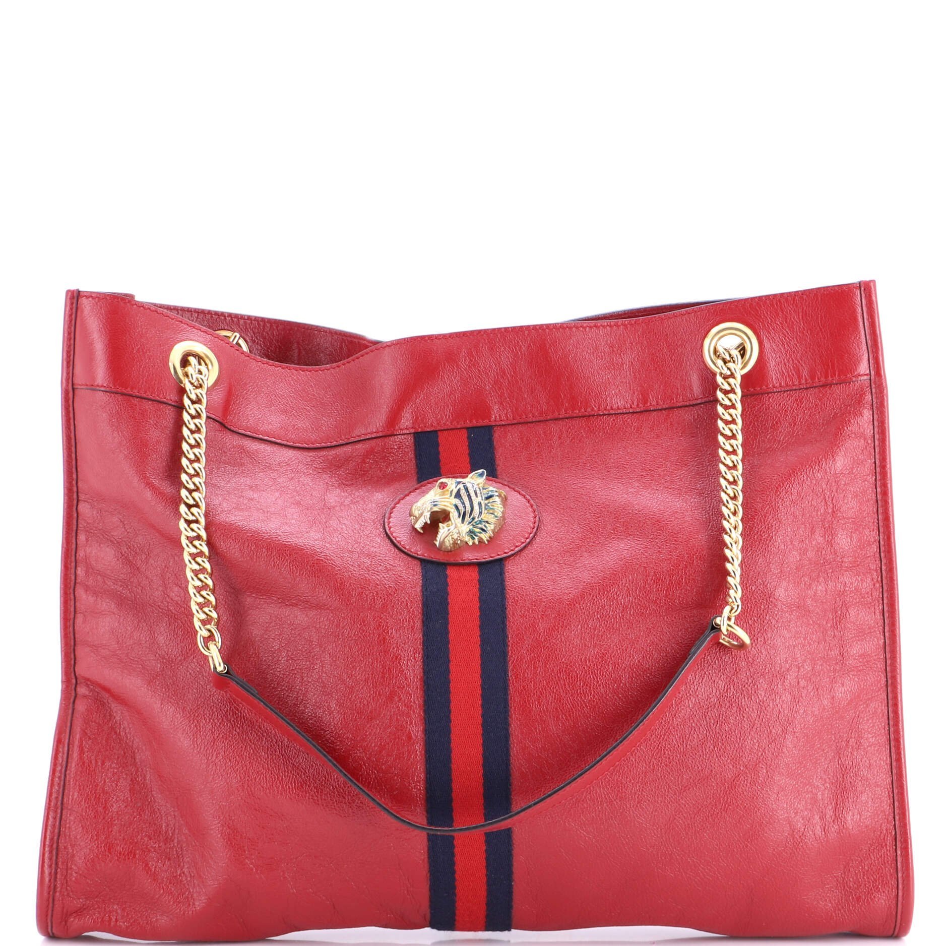 Leather tote