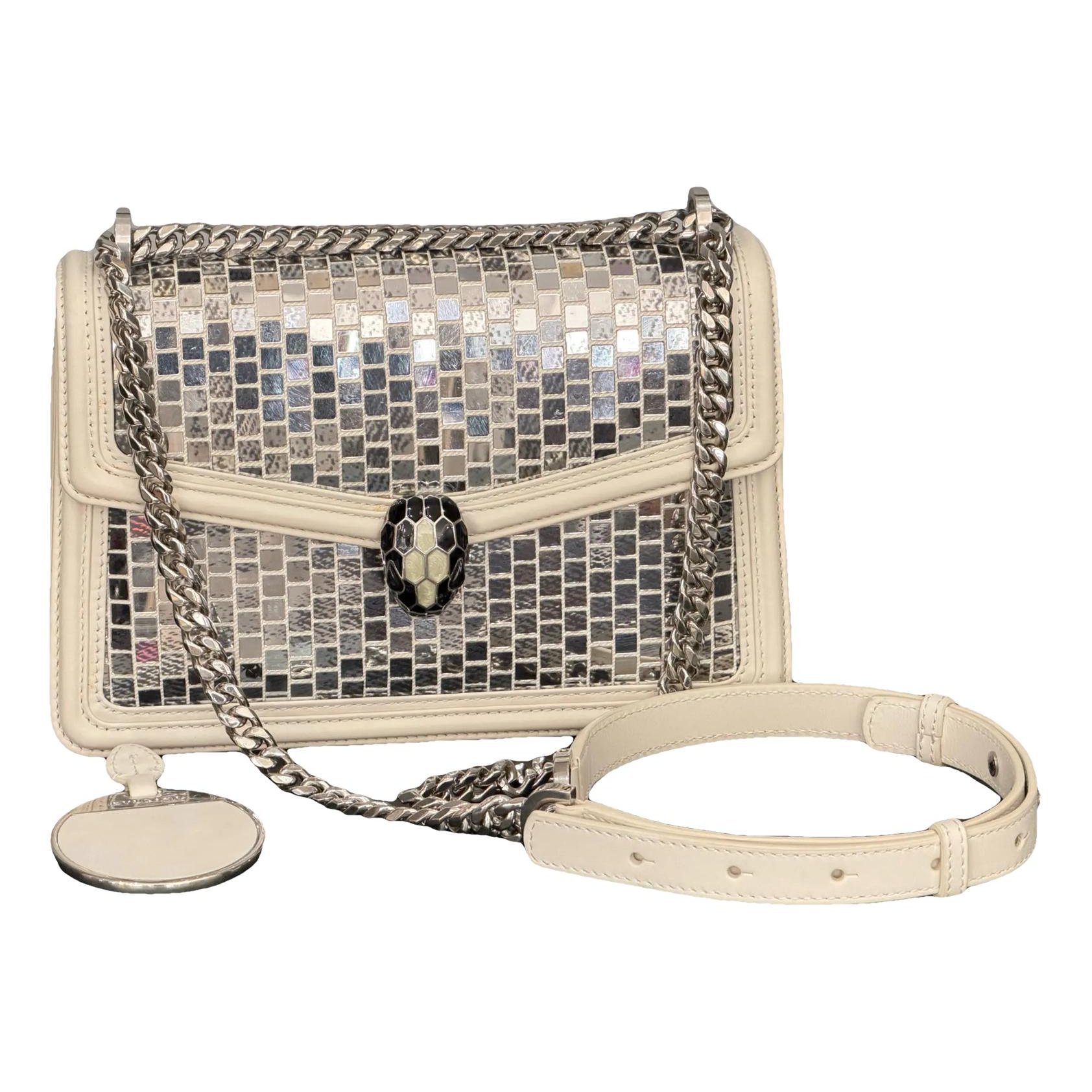 Serpenti leather crossbody bag