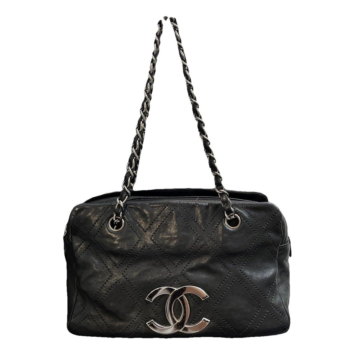 Leather bowling bag