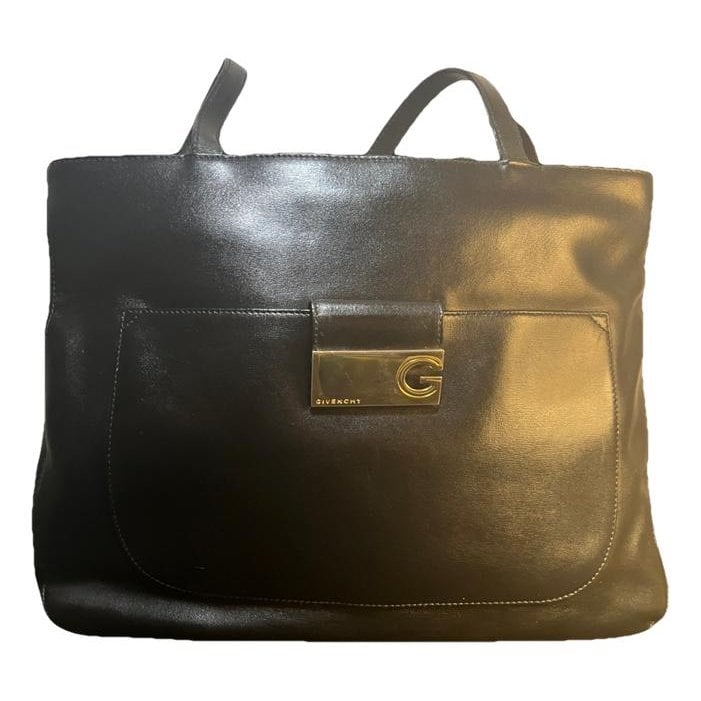 Leather tote