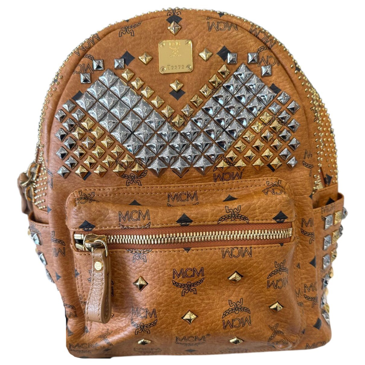MCM Leather travel bag