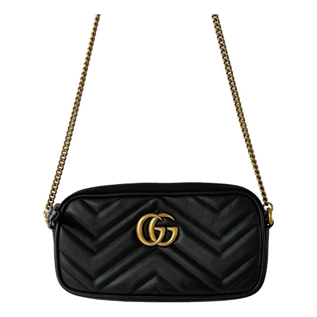GG Marmont Triple zip leather crossbody bag