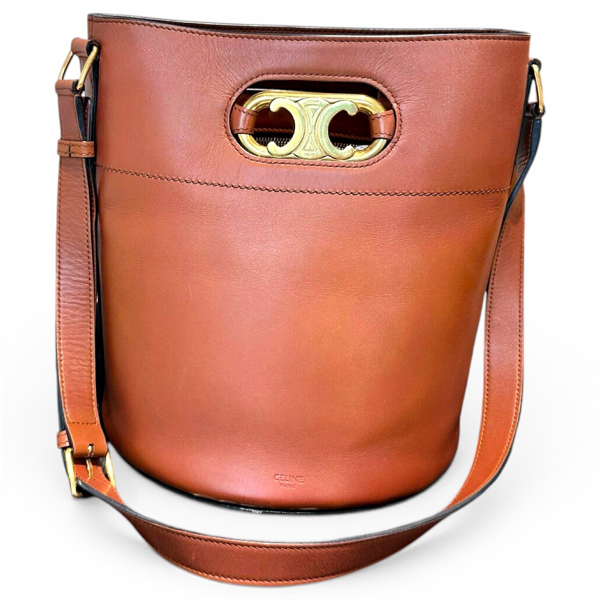 Triomphe leather bag