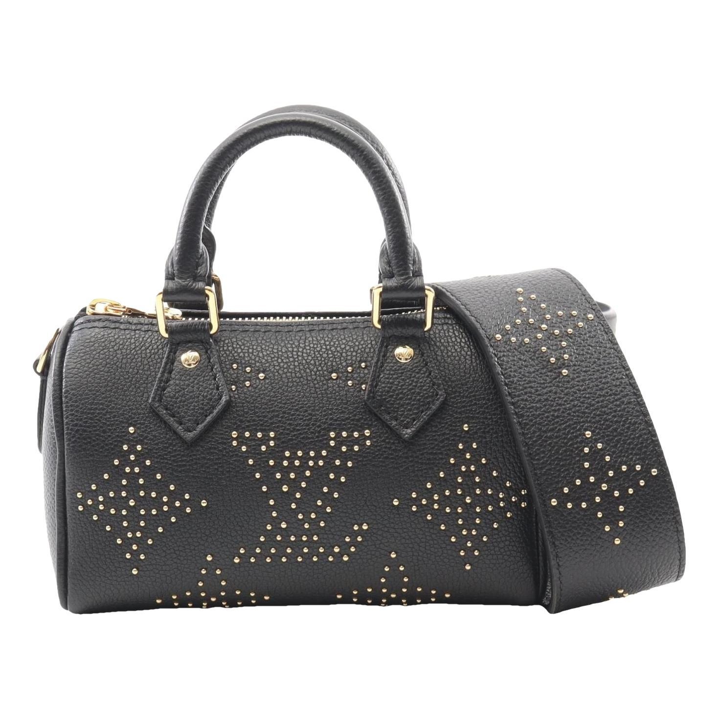Nano Speedy / Mini HL leather handbag