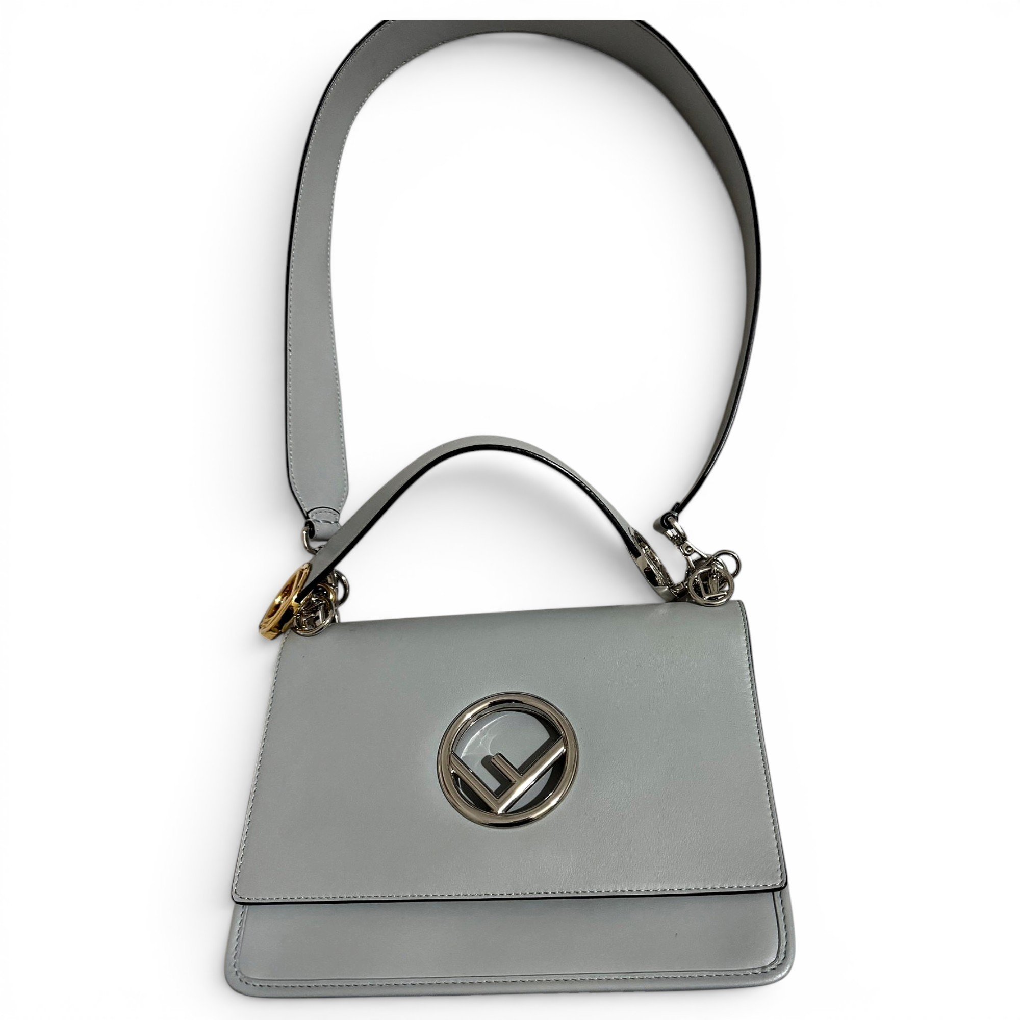 Kan I Logo leather handbag