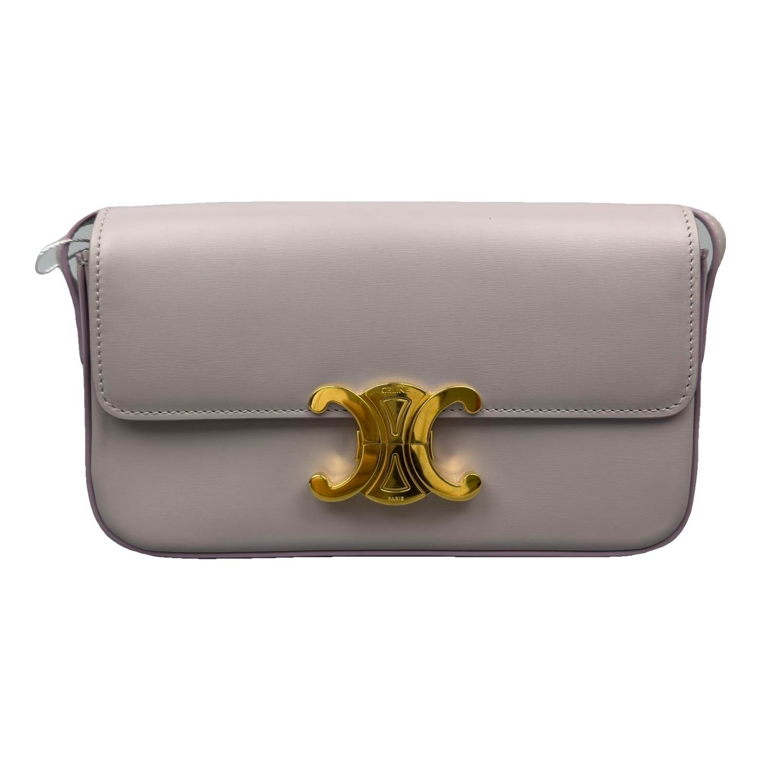 Triomphe Long leather handbag