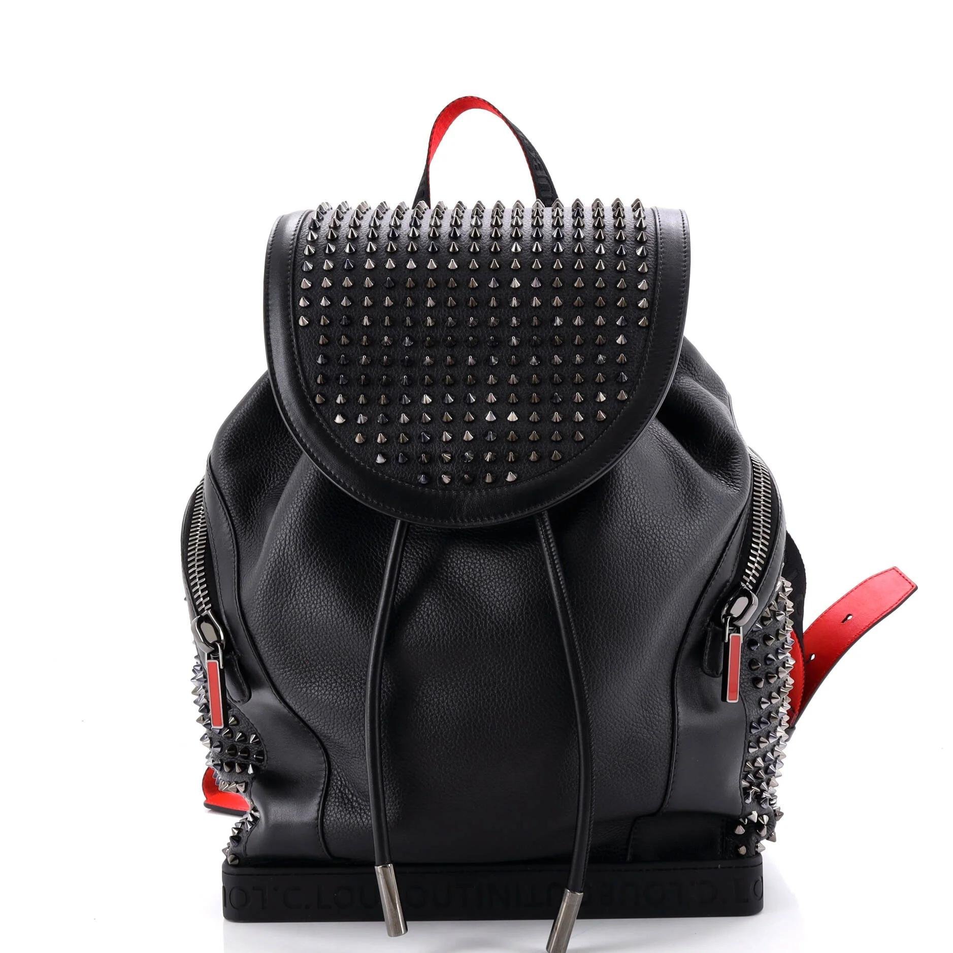Leather backpack