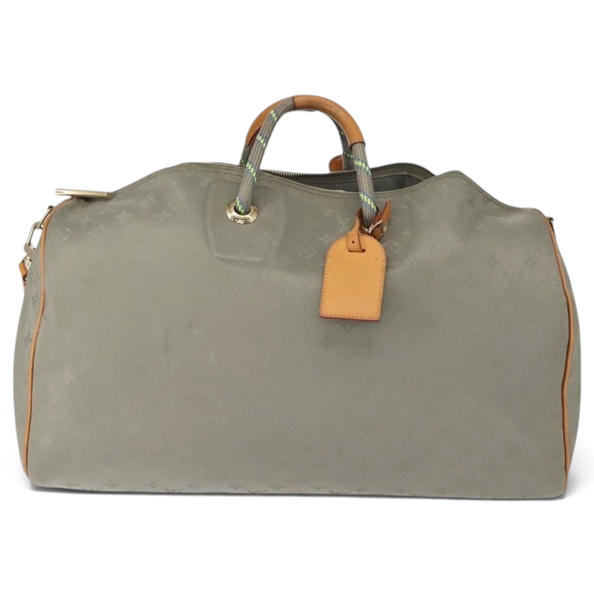 Keepall leather travel bag