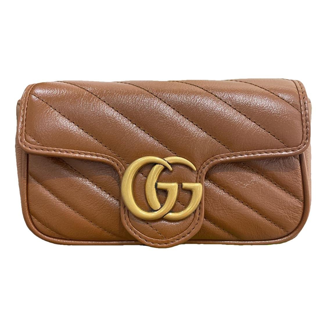 GG Marmont Flap leather handbag