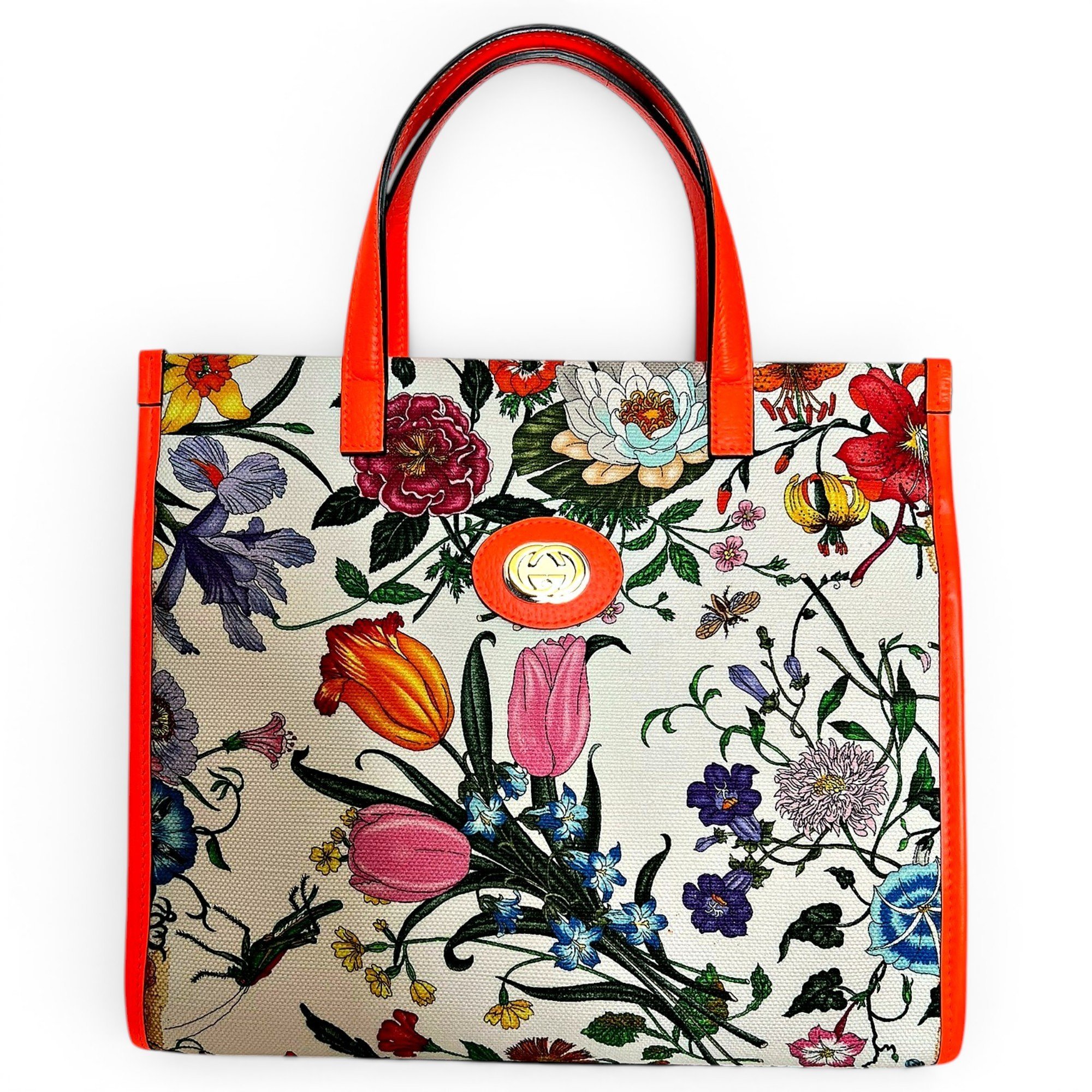 Leather tote