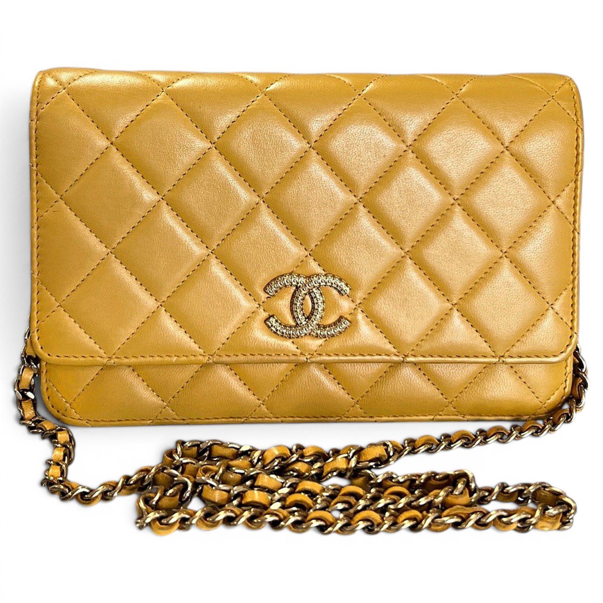 Wallet On Chain Timeless/Classique leather crossbody bag