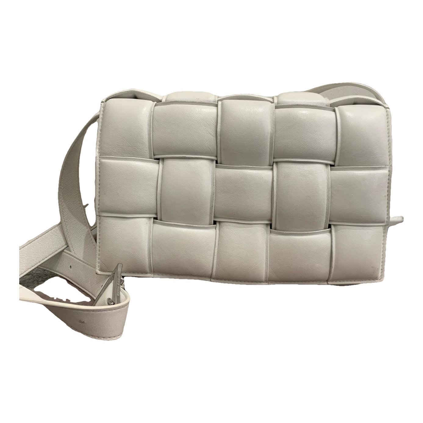 Cassette leather handbag