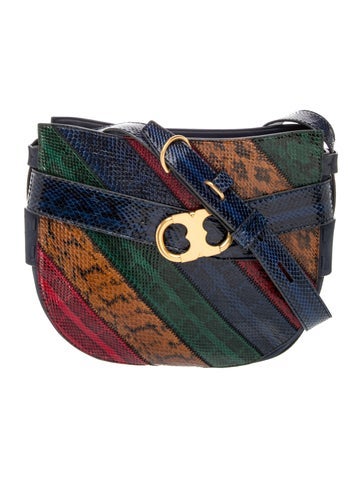 Embossed Leather Shoulder Bag