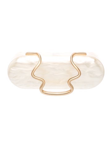 Cult Gaia Mother Of Pearl Clutch