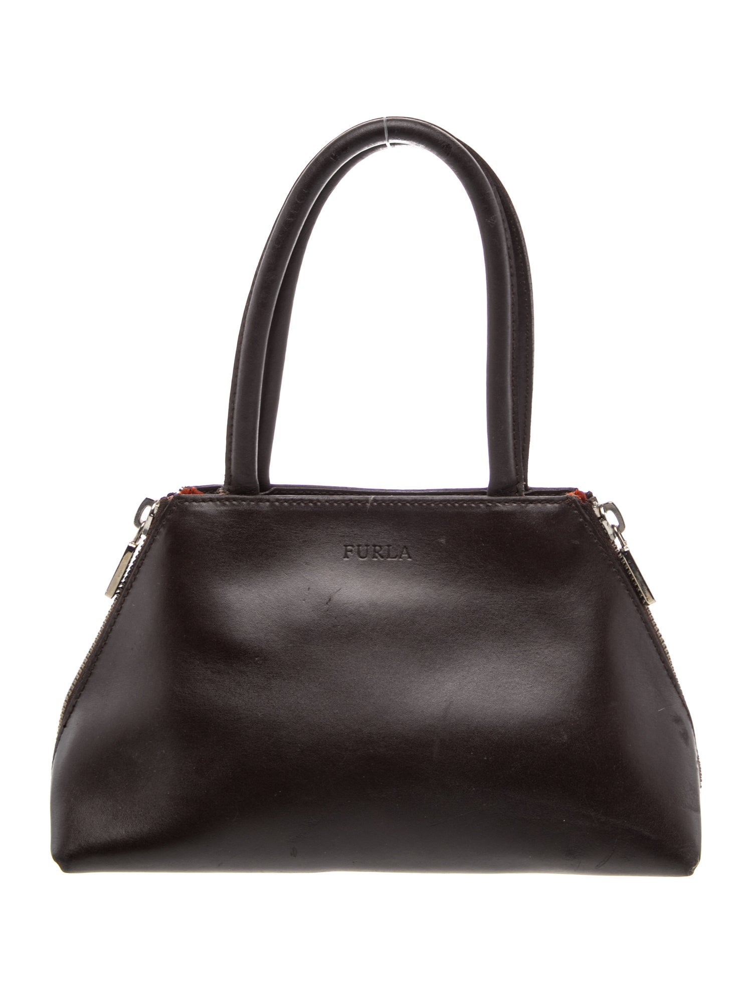 Leather Top Handle Bag
