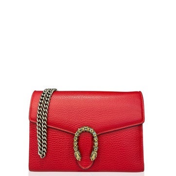 Patent Leather Dionysus Chain Wallet