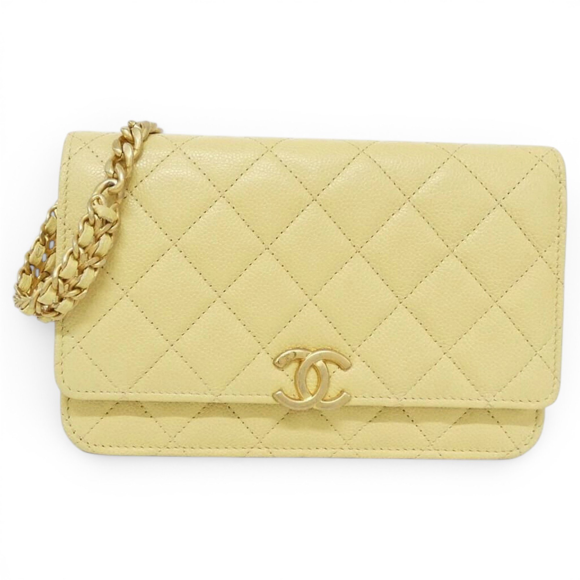 Wallet On Chain Boy Half Flap leather handbag