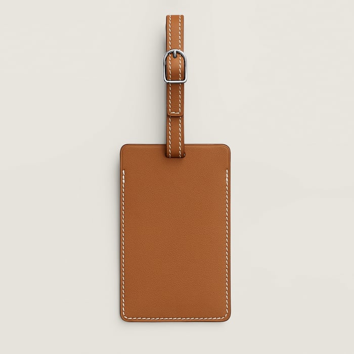 Gold R.M.S Travel Tag