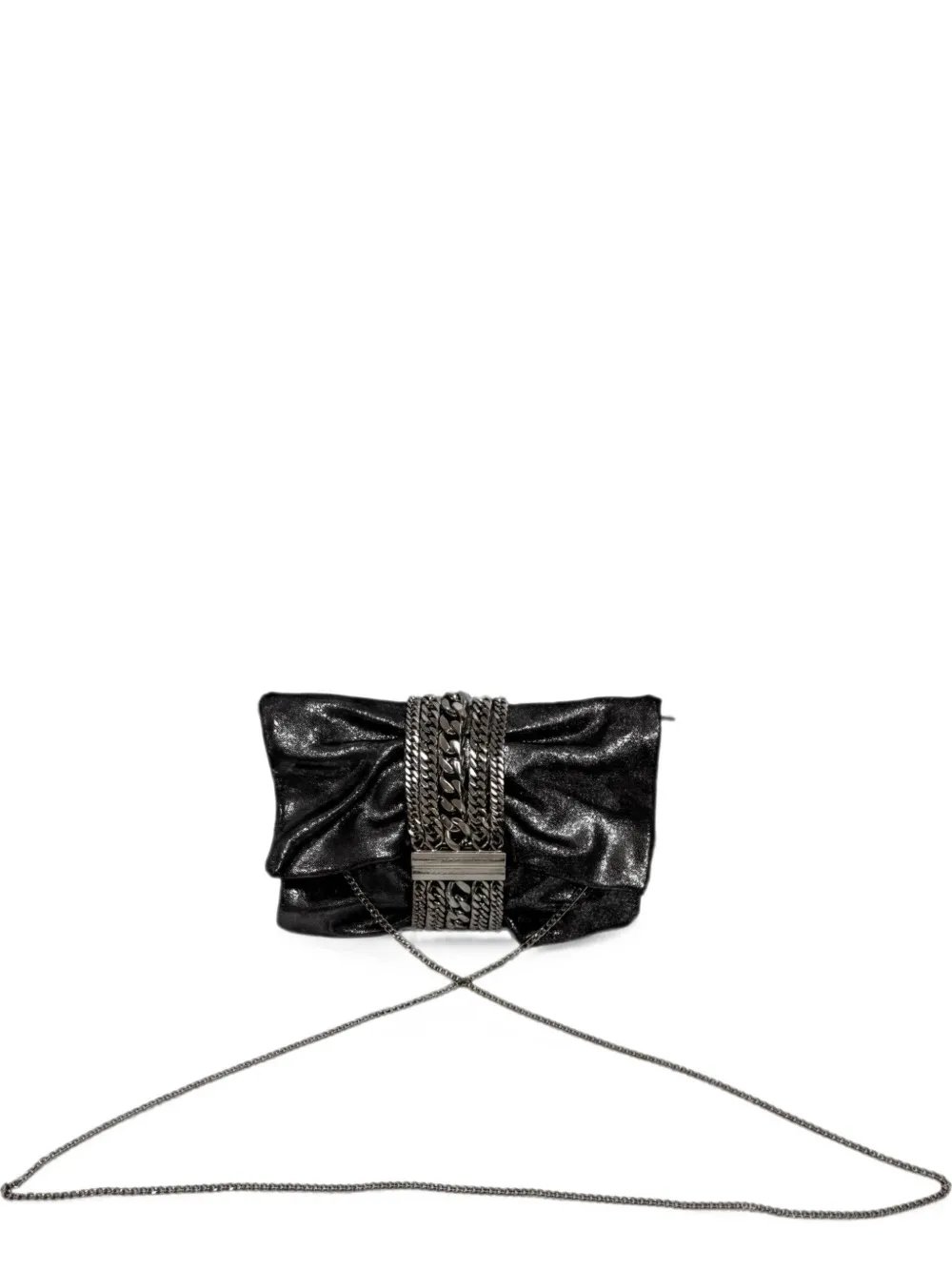 Chandra chain clutch bag