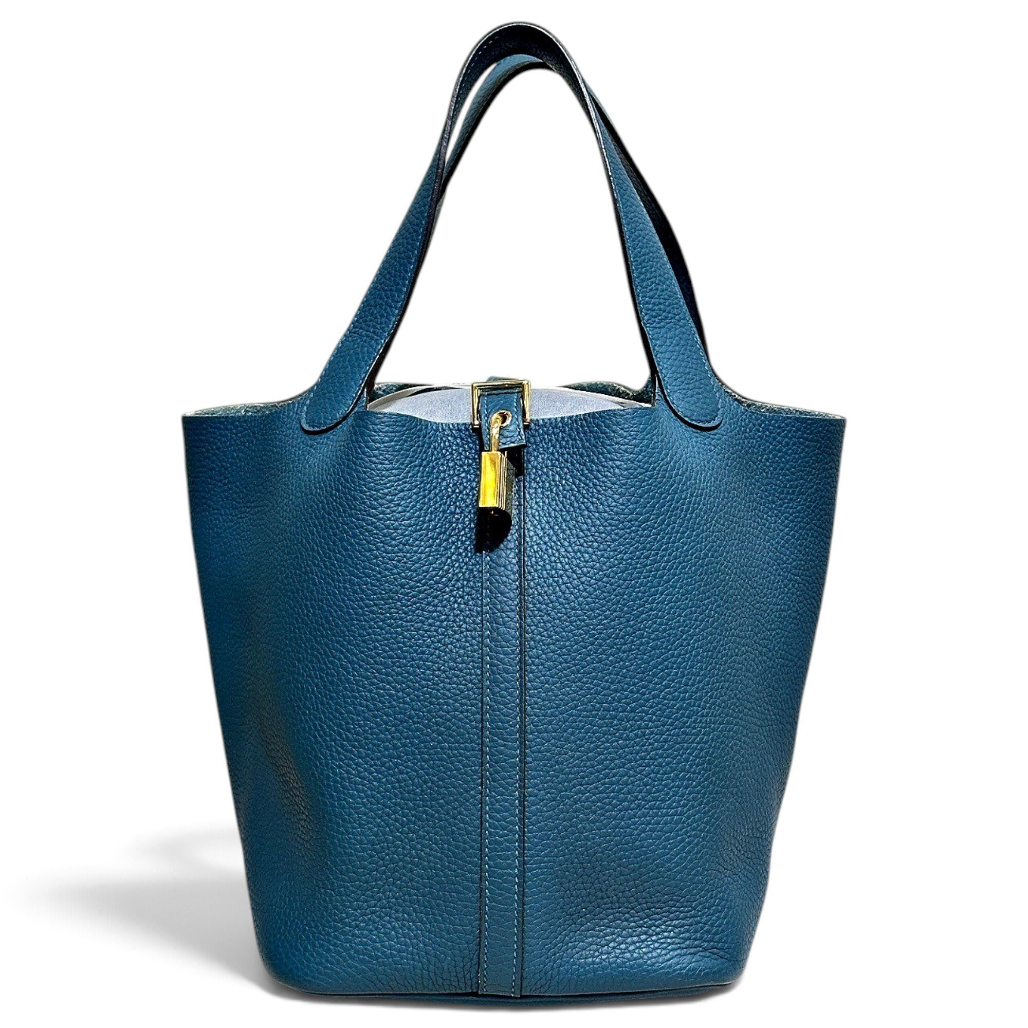 Picotin leather handbag