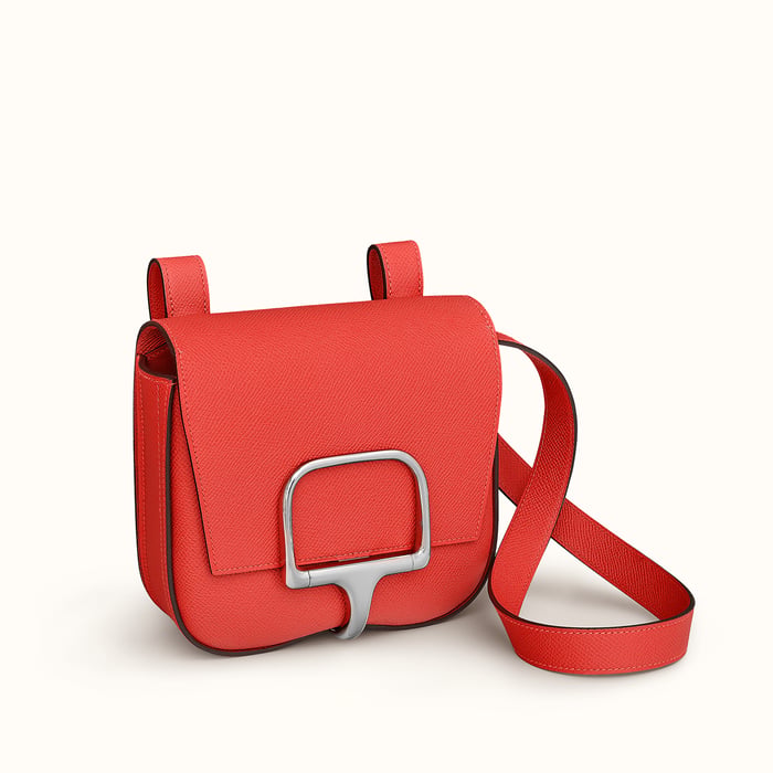 Rose Texas Hermès Della Cavalleria Mini Bag