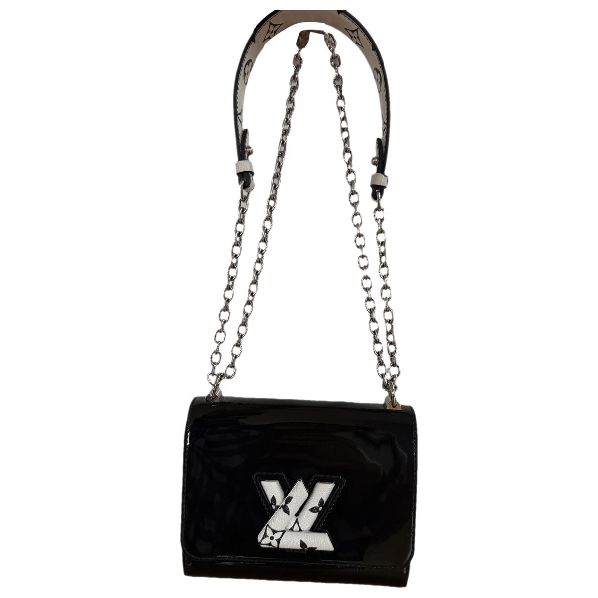 Twist leather crossbody bag