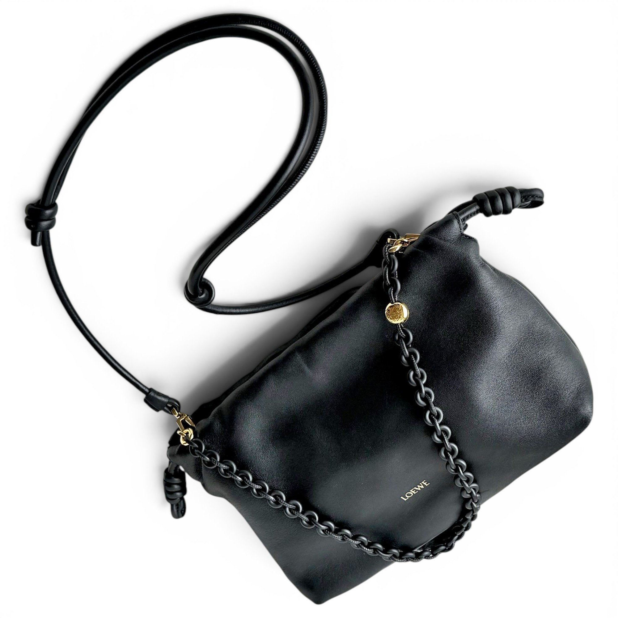 Flamenco leather handbag