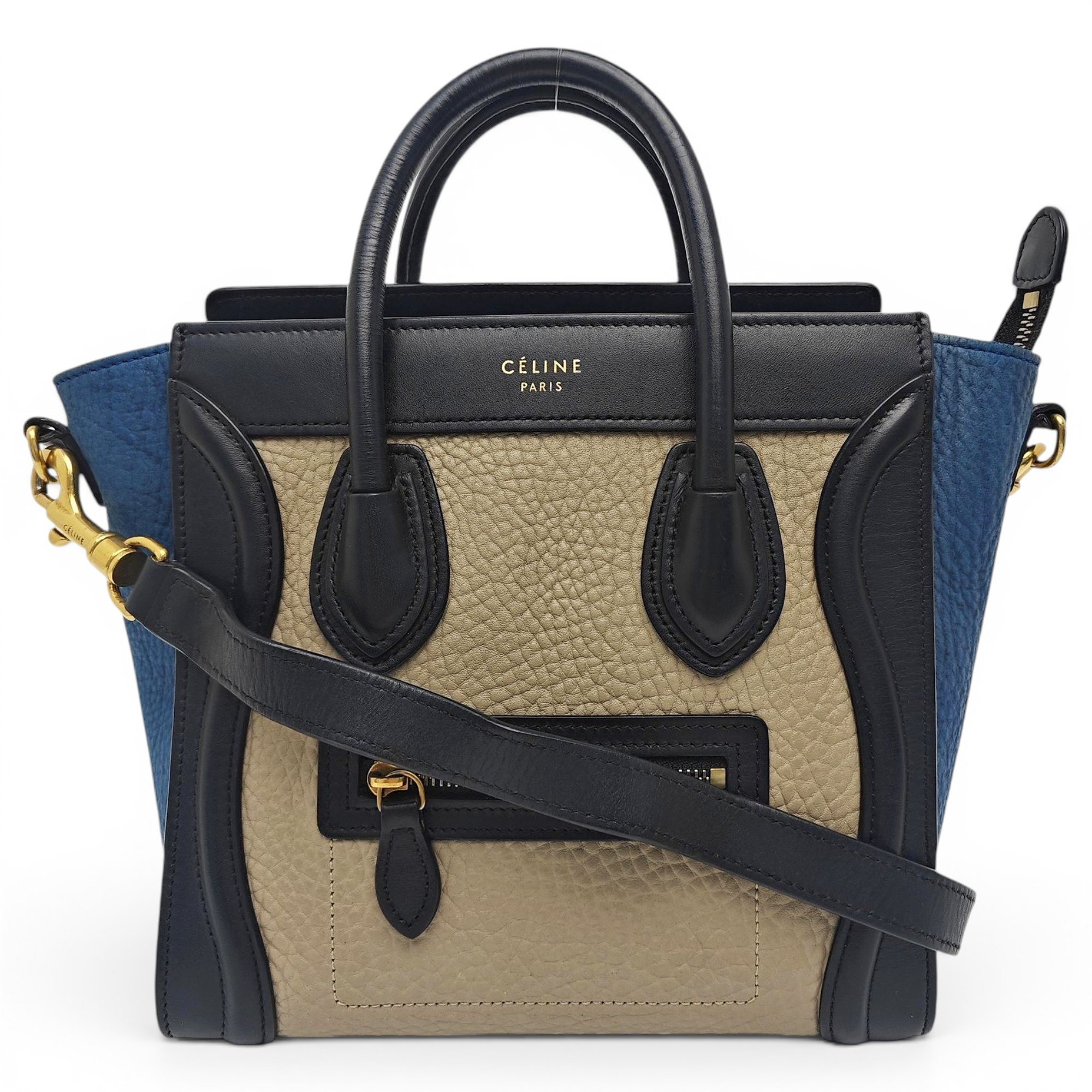 Nano Luggage leather handbag