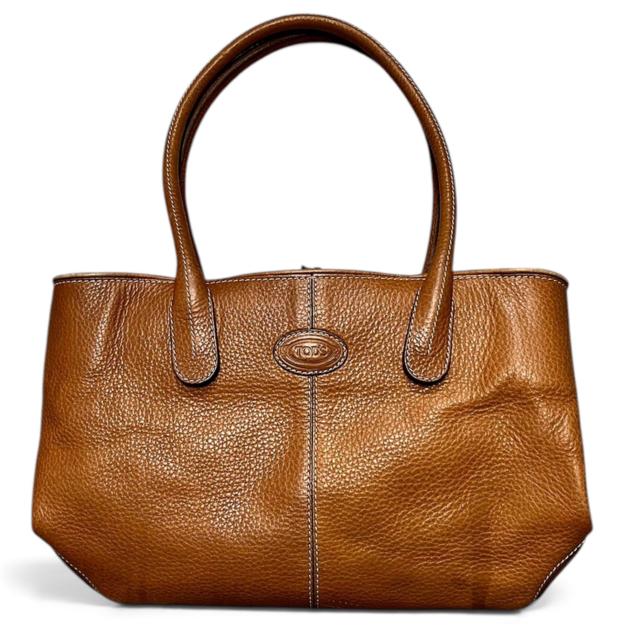 D Bag leather handbag