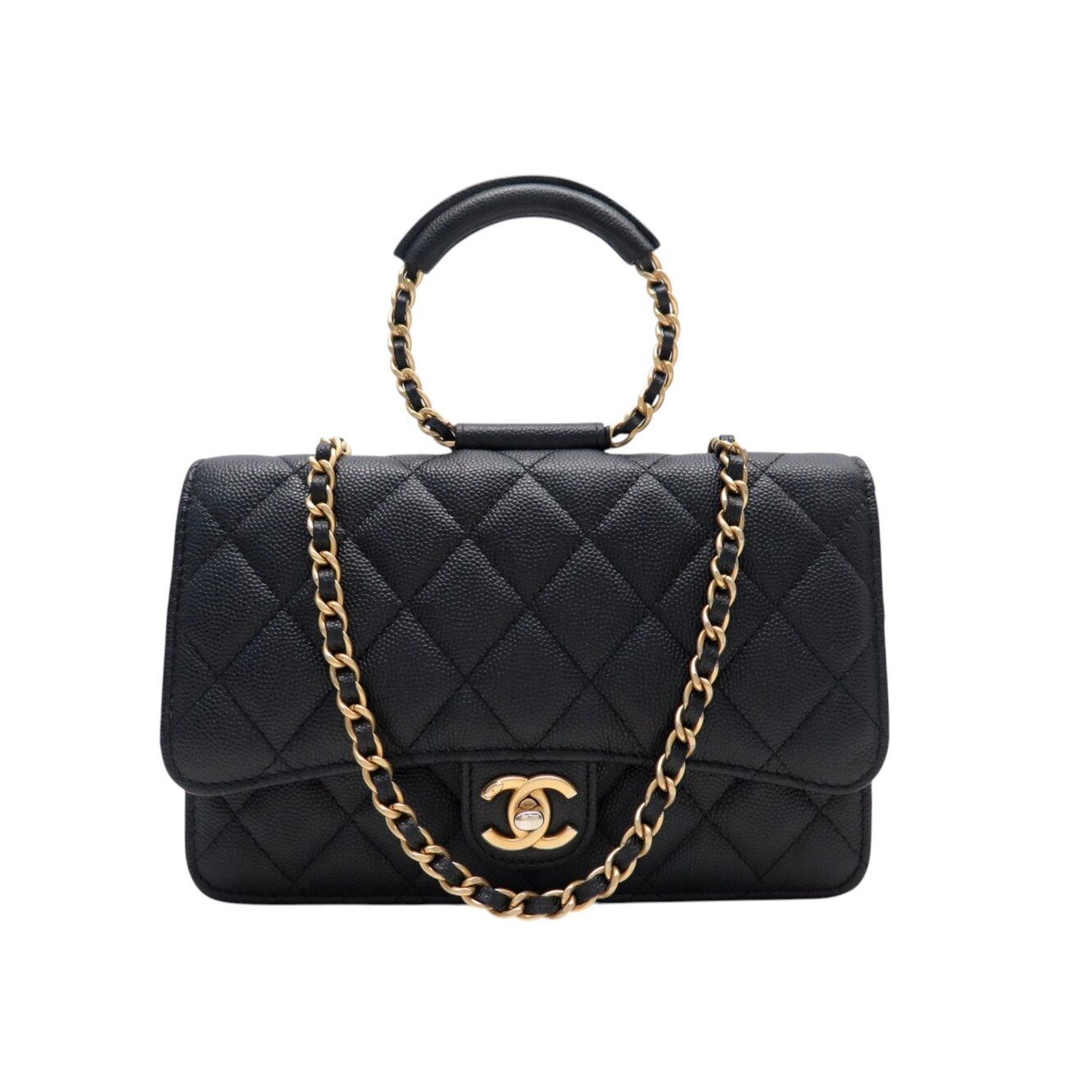 Wallet On Chain leather crossbody bag
