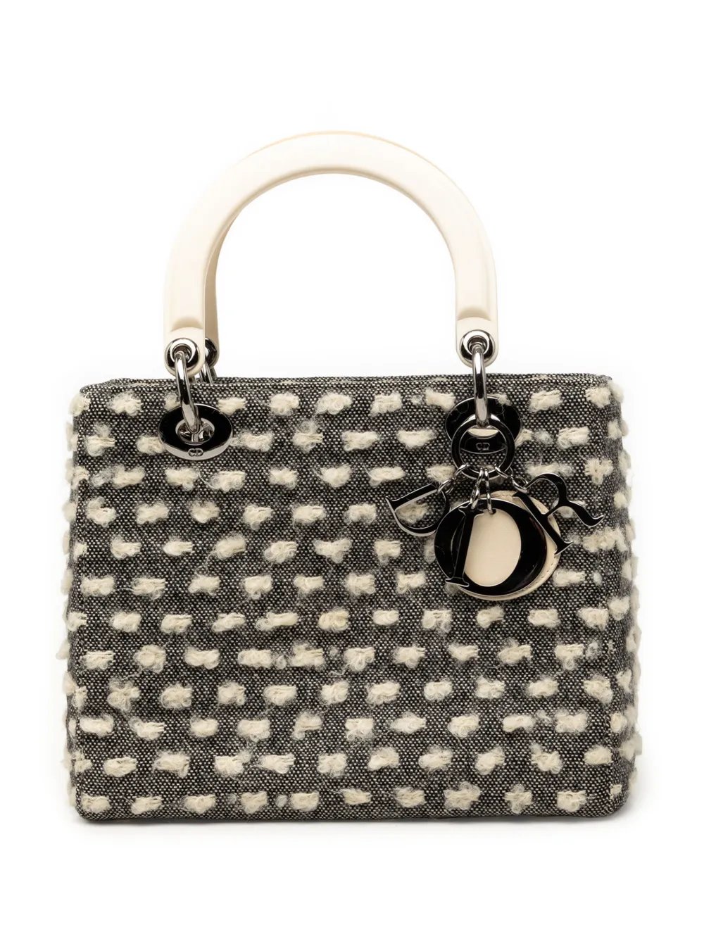 1999 Medium Tweed Lady Dior satchel