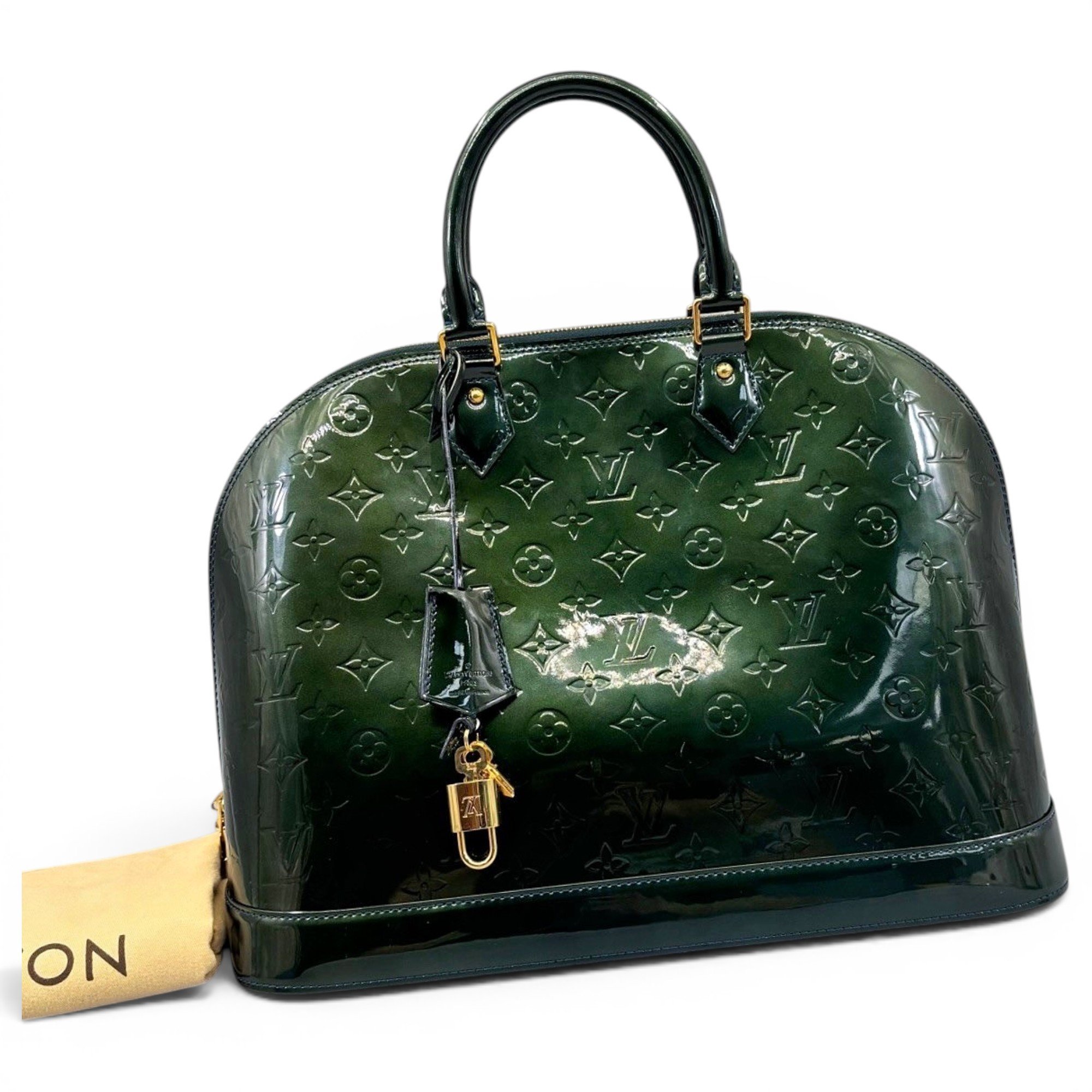 Alma patent leather handbag