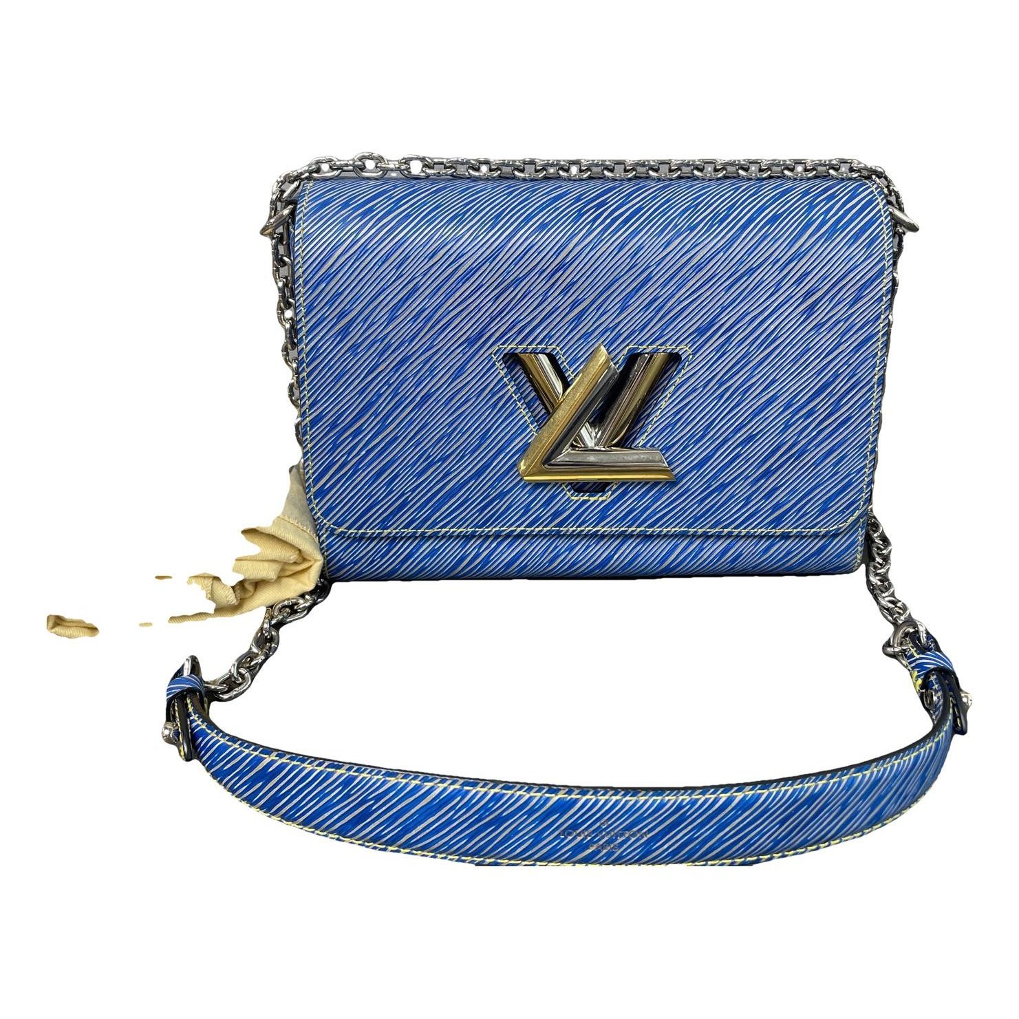 Twist leather handbag