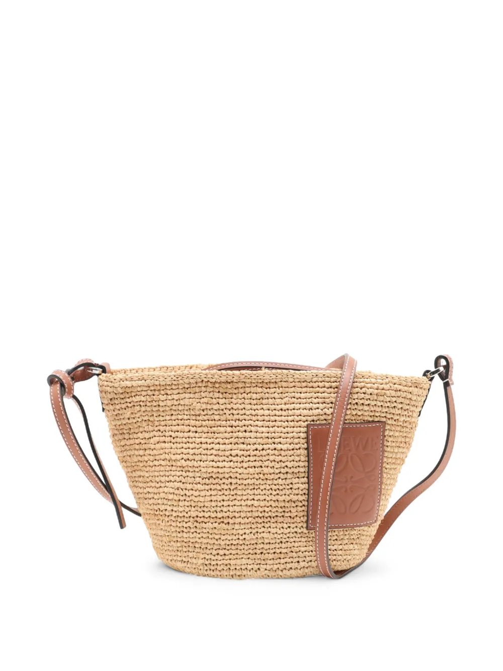 2010-2026 Paulas Ibiza Anagram Raffia Pochette crossbody bag