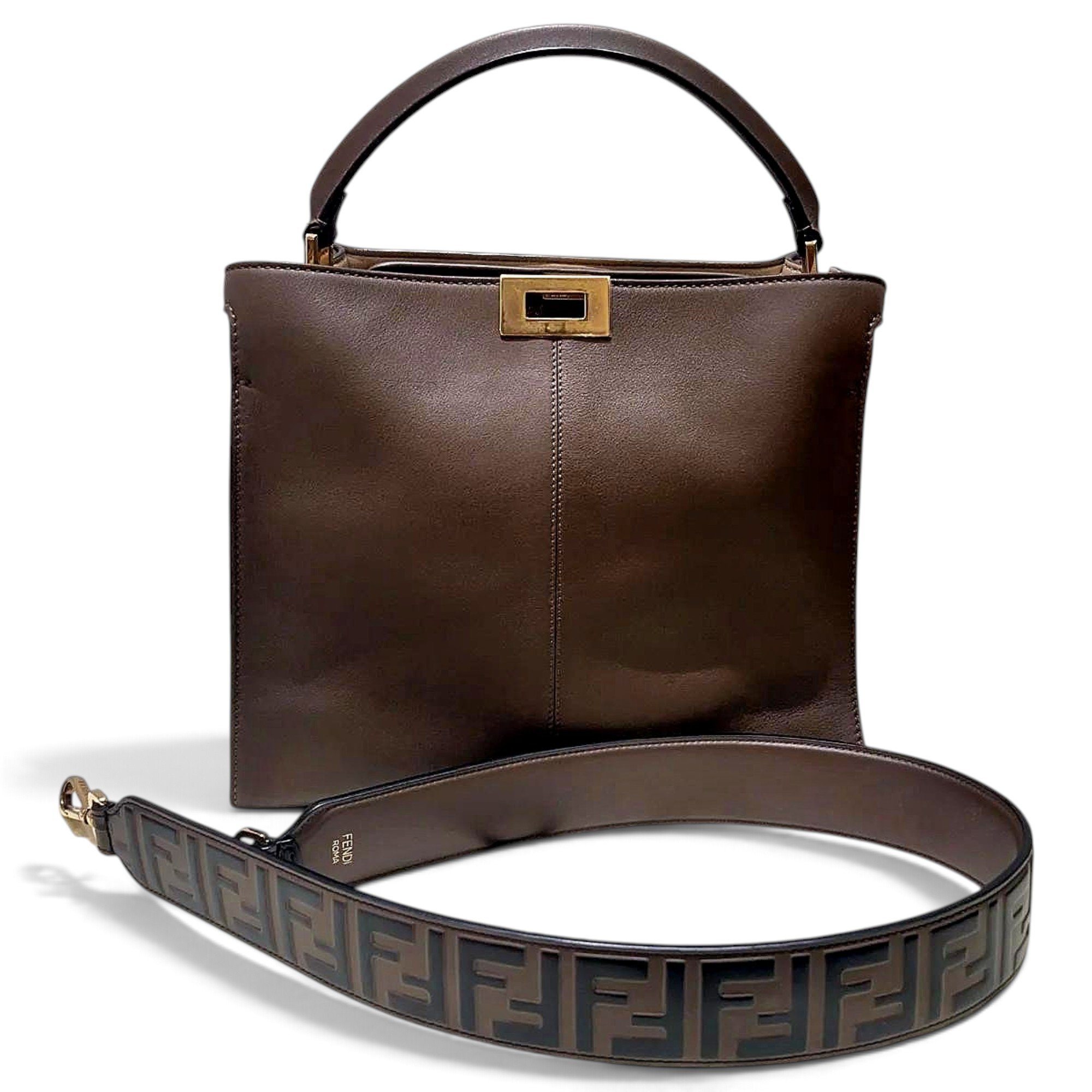 Peekaboo X-Lite leather handbag
