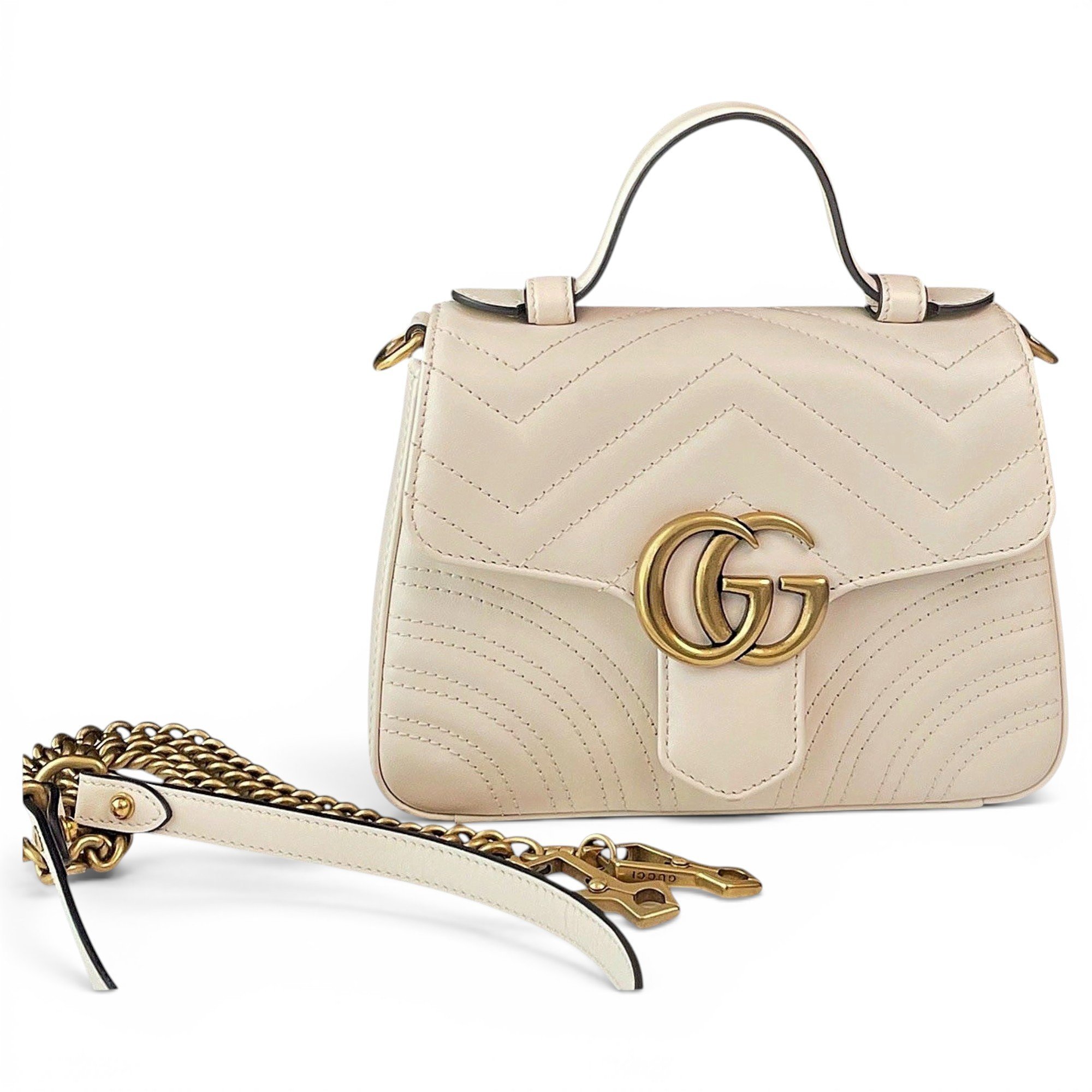 GG Marmont Flap leather handbag